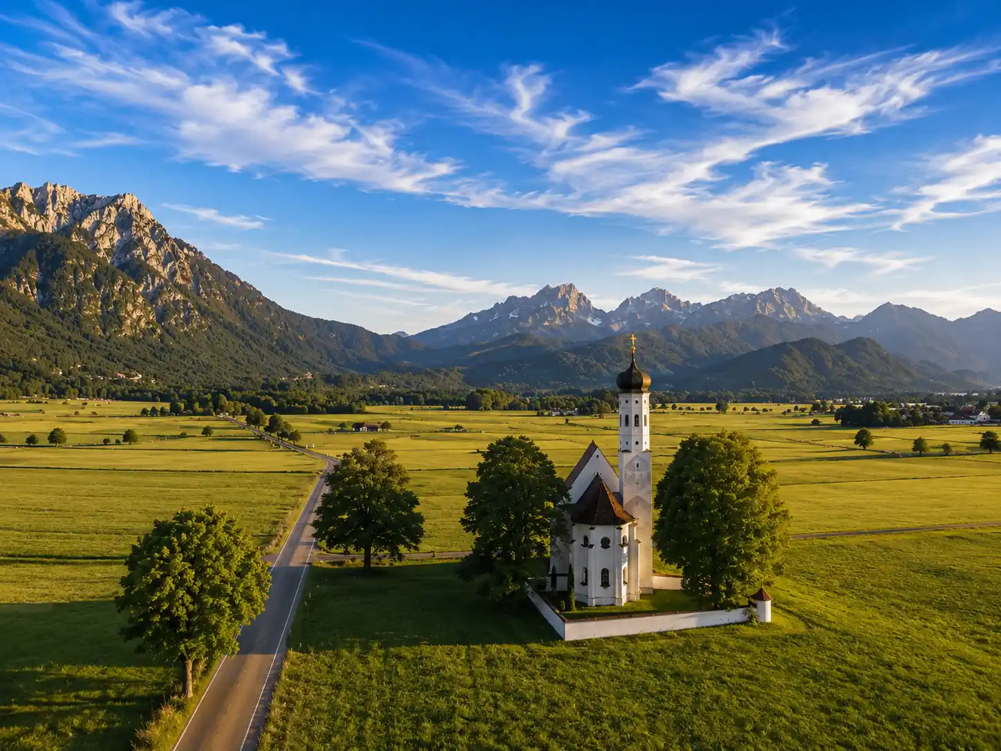 Church image used in the Romantic Road tour