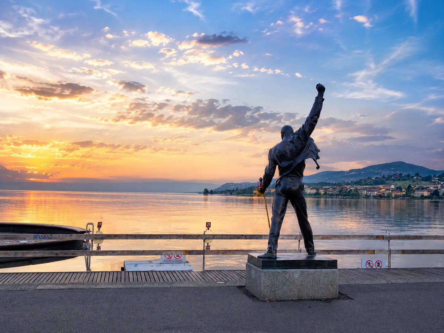 Montreux and Freddie Mercury themed visual
