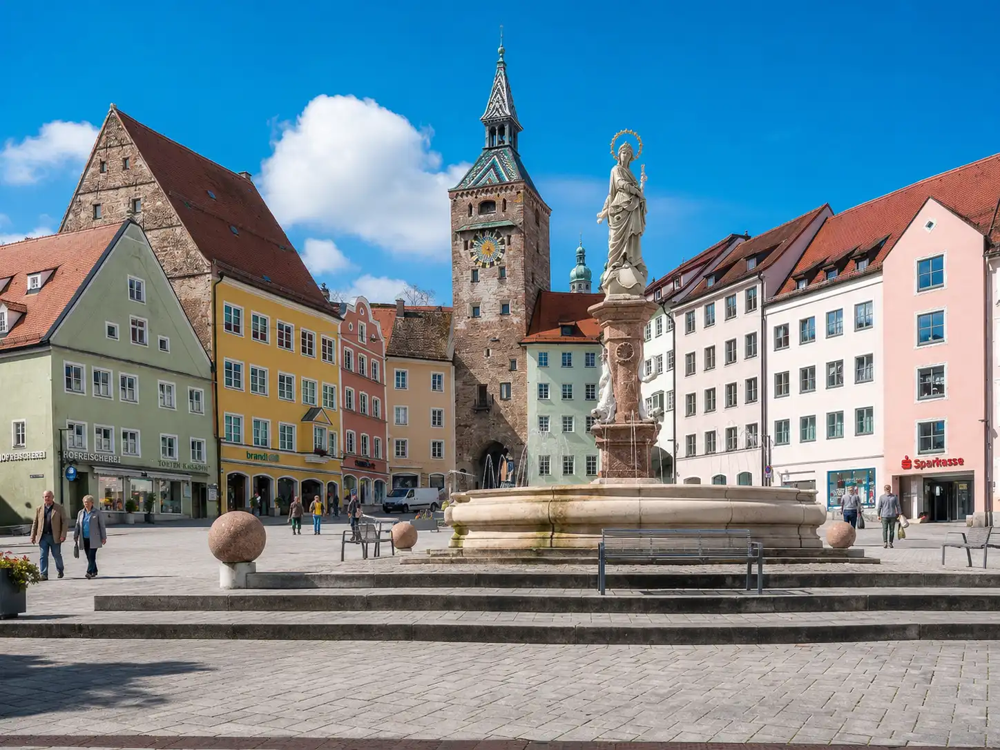 Landsberg image used in the Romantic Road tour