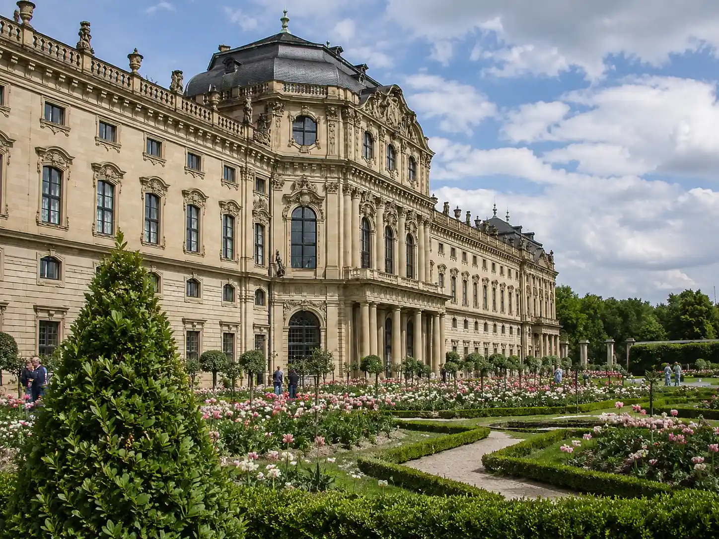 Würzburg image used in the Romantic Road tour