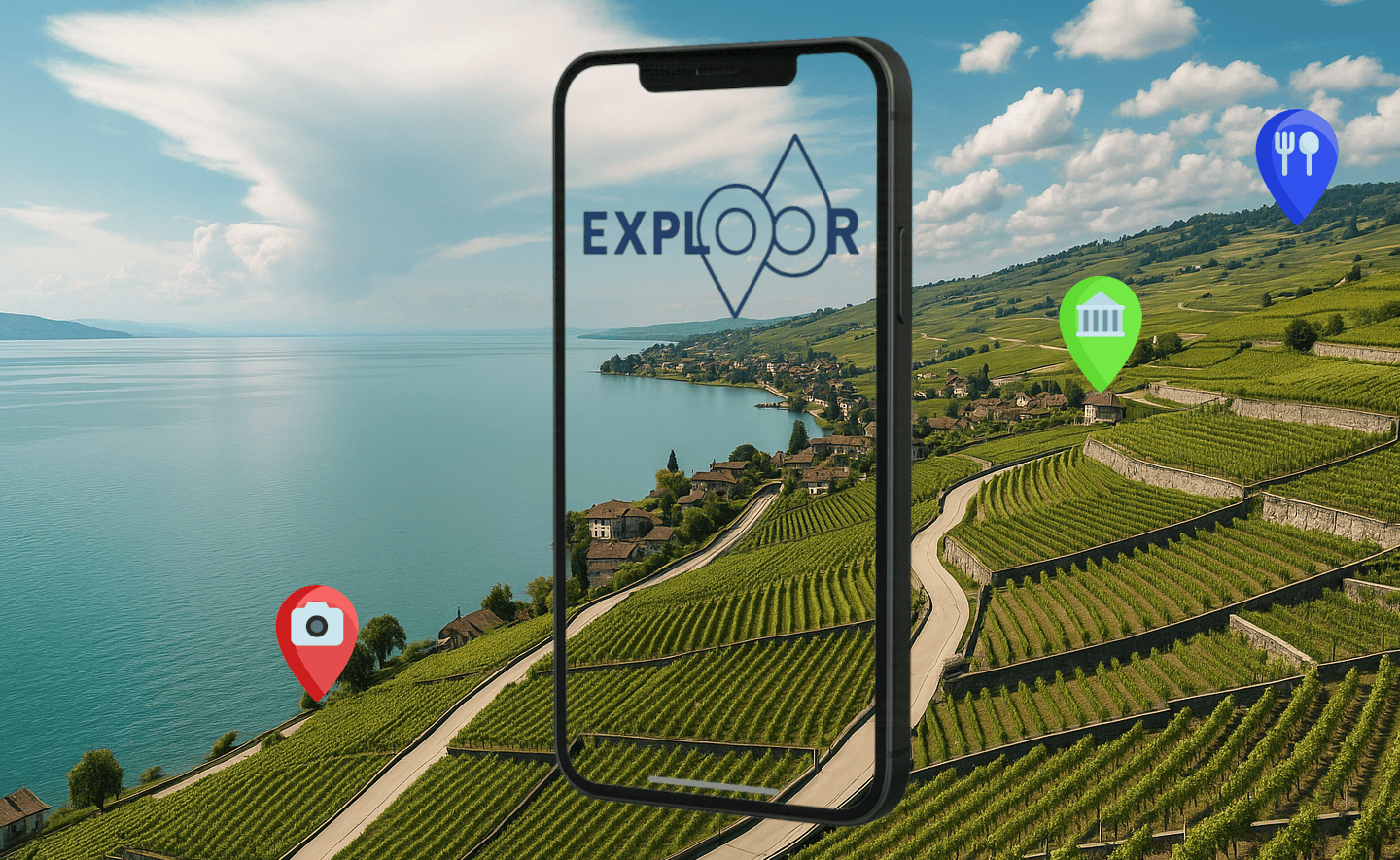 Mobile background artwork for the app